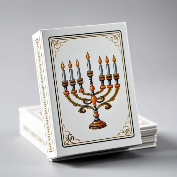 Menorah Playing Cards