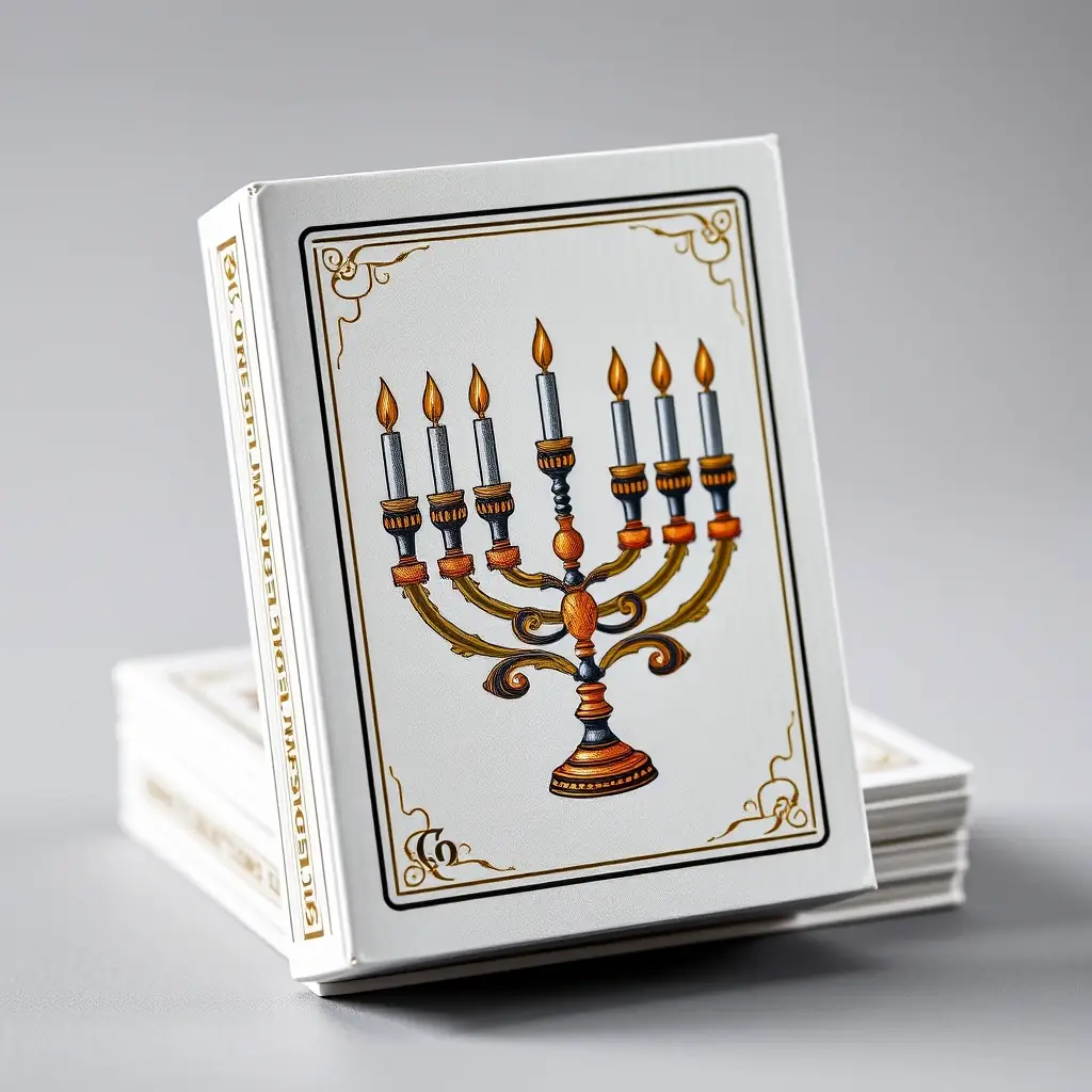 Menorah Playing Cards